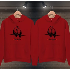 Sevgili Kombini Sweatshirt Aşk Kuşları