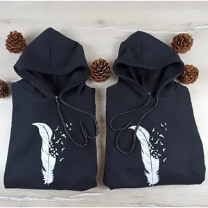 Sevgili Kombini Sweatshirt Kuş Tüy