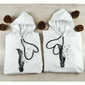 Sevgili Kombini Sweatshirt Kuş Tüy