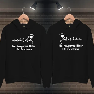 Sevgili Kombini Sweatshirt Ne Kavgamız Biter Ne Sevdamız