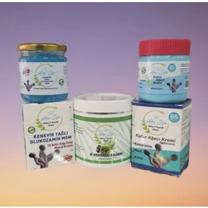 Abu Şifa Kafur Ağacı Kremi 200 ml & Kenevir Krem 200 ml & At Kestanesi Balsam 500 ml Set