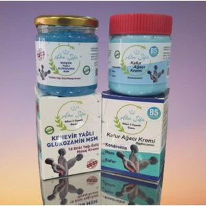 Abu Şifa Kafur Ağacı Kremi 200 ml & Kenevir Krem 200 ml  Set