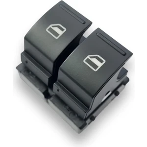 Vw Volkswagen Caddy 2004-2010 Sol Sürücü Kapısı Cam Açma Düğmesi Tuşları Çiftli 2K0959857A