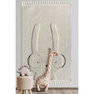 Kids Bunny Tavşan Figürlü Krem Çocuk Odası Halısı