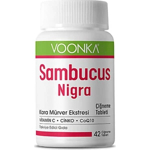 Voonka sambucus Nigra Çiğneme 42 Tablet -VA708