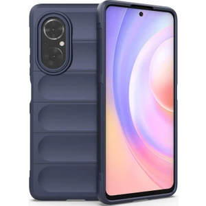 Nova 9 Se / 50 SE İçin Kaymaz Silikon Telefon Kılıfı - Lacivert (Yurt Dışından)