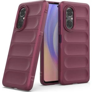 Nova 9 Se / 50 SE İçin Kaymaz Silikon Telefon Kılıfı - Koyu Kırmızı (Yurt Dışından)