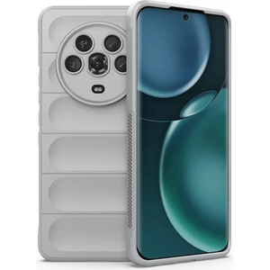 Magic 4 Pro İçin Kaymaz Silikon Telefon Kılıfı - Gri (Yurt Dışından)