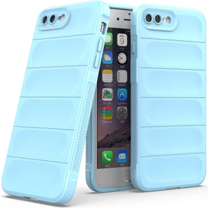 iPhone 8 Plus / 7 Plus İçin Kaymaz Silikon Telefon Kılıfı - Mavi (Yurt Dışından)