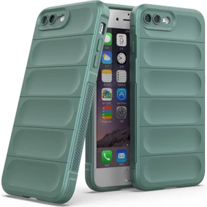iPhone 8 Plus / 7 Plus İçin Kaymaz Silikon Telefon Kılıfı - Yeşil (Yurt Dışından)