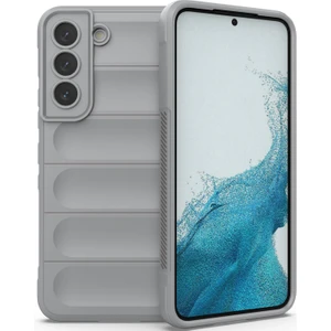 Galaxy S22 5G İçin Kaymaz Silikon Telefon Kılıfı - Gri (Yurt Dışından)