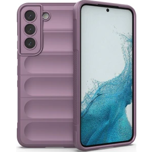 Galaxy S22 5G İçin Kaymaz Silikon Telefon Kılıfı - Mor (Yurt Dışından)