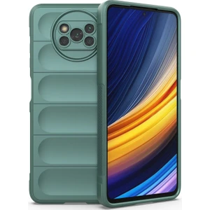 Poco X3 Nfc / X3 Pro İçin Kaymaz Silikon Telefon Kılıfı - Yeşil (Yurt Dışından)