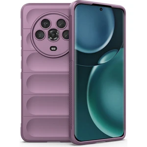 Magic 4 Pro İçin Kaymaz Silikon Telefon Kılıfı - Mor (Yurt Dışından)