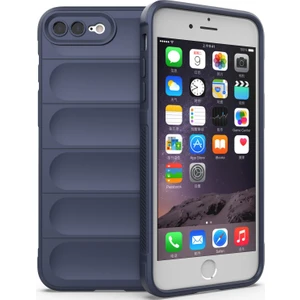 iPhone 8 Plus / 7 Plus İçin Kaymaz Silikon Telefon Kılıfı - Lacivert (Yurt Dışından)