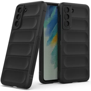 Galaxy S21 Fe 5G İçin Kaymaz Silikon Telefon Kılıfı - Siyah (Yurt Dışından)