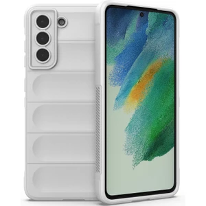 Galaxy S21 Fe 5G İçin Kaymaz Silikon Telefon Kılıfı - Beyaz (Yurt Dışından)