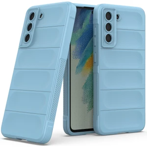Galaxy S21 Fe 5G İçin Kaymaz Silikon Telefon Kılıfı - Mavi (Yurt Dışından)