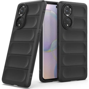 Nova 9 / 50 İçin Kaymaz Silikon Telefon Kılıfı - Siyah (Yurt Dışından)