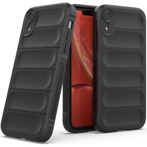 iPhone XR İçin Kaymaz Silikon Telefon Kılıfı - Siyah (Yurt Dışından)