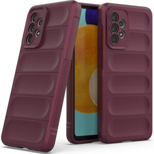 Galaxy A52S 5G / A52 5G / A52 4G İçin Kaymaz Silikon Telefon Kılıfı - Koyu Kırmızı (Yurt Dışından)