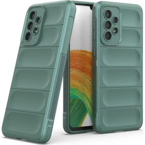 Galaxy A73 5G İçin Kaymaz Silikon Telefon Kılıfı - Yeşil (Yurt Dışından)