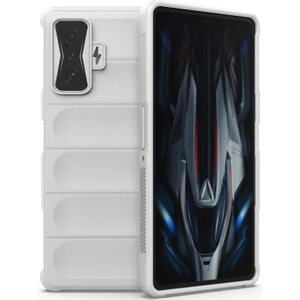 Poco F4 GT / Redmi K50 Gaming İçin Kaymaz Silikon Telefon Kılıfı - Beyaz (Yurt Dışından)