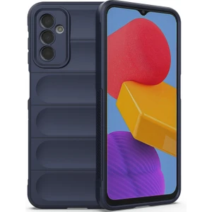Galaxy M13 4G İçin Kaymaz Silikon Telefon Kılıfı - Lacivert (Yurt Dışından)