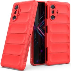 Poco F3 GT / Redmi K40 Gaming İçin Kaymaz Silikon Telefon Kılıfı - Kırmızı (Yurt Dışından)