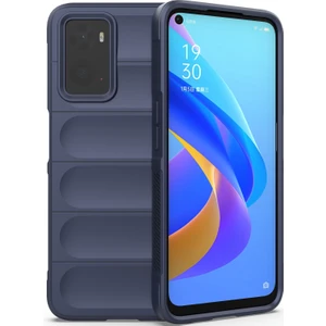 A36 4G / A76 4G / Realme 9i İçin Kaymaz Silikon Telefon Kılıfı - Lacivert (Yurt Dışından)