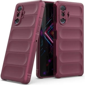 Poco F3 GT / Redmi K40 Gaming İçin Kaymaz Silikon Telefon Kılıfı - Koyu Kırmızı (Yurt Dışından)