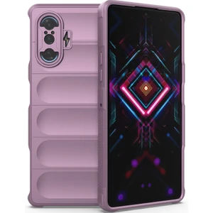 Poco F3 GT / Redmi K40 Gaming İçin Kaymaz Silikon Telefon Kılıfı - Mor (Yurt Dışından)