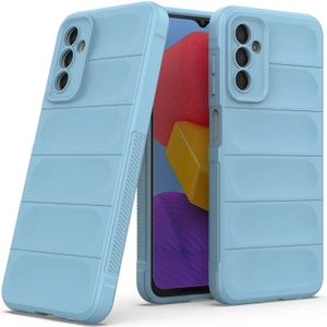 Galaxy M13 4G İçin Kaymaz Silikon Telefon Kılıfı - Mavi (Yurt Dışından)