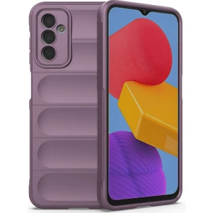 Galaxy M13 4G İçin Kaymaz Silikon Telefon Kılıfı - Mor (Yurt Dışından)
