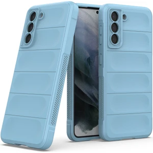 Galaxy S21 5G İçin Kaymaz Silikon Telefon Kılıfı - Mavi (Yurt Dışından)