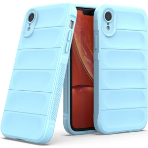 iPhone XR İçin Kaymaz Silikon Telefon Kılıfı - Mavi (Yurt Dışından)