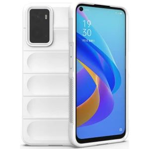 A36 4G / A76 4G / Realme 9i İçin Kaymaz Silikon Telefon Kılıfı - Beyaz (Yurt Dışından)