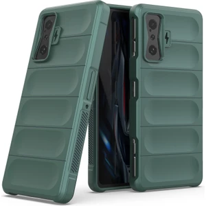 Poco F4 GT / Redmi K50 Gaming İçin Kaymaz Silikon Telefon Kılıfı - Yeşil (Yurt Dışından)