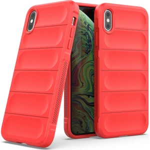 iPhone XS / iPhone X İçin Kaymaz Silikon Telefon Kılıfı - Kırmızı (Yurt Dışından)