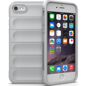 iPhone SE 2022 / SE 2020 / 8 / 7 İçin Kaymaz Silikon Telefon Kılıfı - Gri (Yurt Dışından)