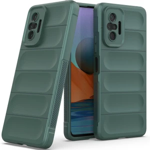 Redmi Note 10 Pro / 10 Pro Max İçin Kaymaz Silikon Telefon Kılıfı - Yeşil (Yurt Dışından)