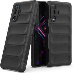 Poco F3 GT / Redmi K40 Gaming İçin Kaymaz Silikon Telefon Kılıfı - Siyah (Yurt Dışından)