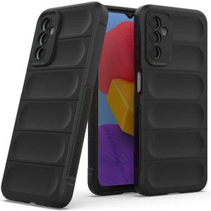 Galaxy M13 4G İçin Kaymaz Silikon Telefon Kılıfı - Siyah (Yurt Dışından)