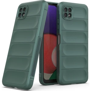 Galaxy A22 5G İçin Kaymaz Silikon Telefon Kılıfı - Yeşil (Yurt Dışından)