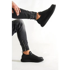 Sneakers Ayakkabı 911 Siyah (Siyah Taban)