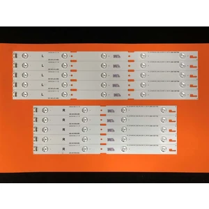 Arçelik Beko Grundig Tv LED Bar 10 Lu Takım 5X37,2 cm 5X47,8 cm Uyumlu Tv Kodları Grundıg 43 Vle 5537 Bg 43 VLE6565, Beko B43L 5531 4W2, Arçelik A43L 5531 4b2, 43 Cle 6645  284117-A18