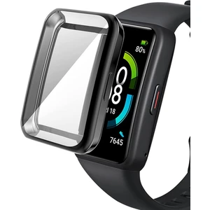 Huawei Band 7 - 360 Koruma Ultra Ince Siyah Silikon Kılıf