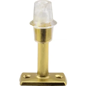Kapı Stoperi Tamponu 8 cm Metal Kapı Stopu Silikonlu Gold