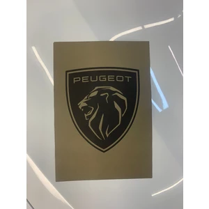 Suya Dayanıklı Peugeuot Amblemli Oto Paspas