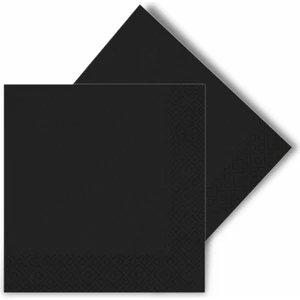 TPL1634 Siyah Peçete, 33X33 cm 16 Adet